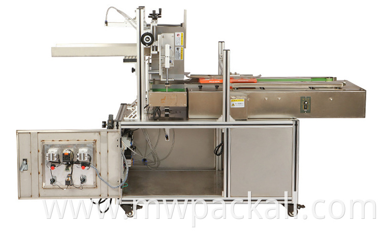 Automatic Food Package Box Glue Sealing Machine Hot Melt Glue Small Carton Sealing Machine from factory